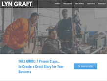 Tablet Screenshot of lyngraft.com